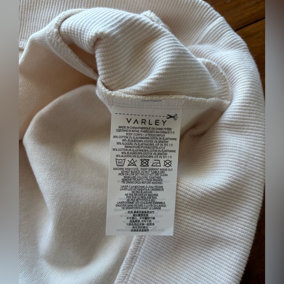 Varley NWT Edith Ribbed Drawstring Sweater - Picture 7 of 7